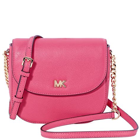 hot pink and black michael kors bag|Michael Kors pink crossbody bag.